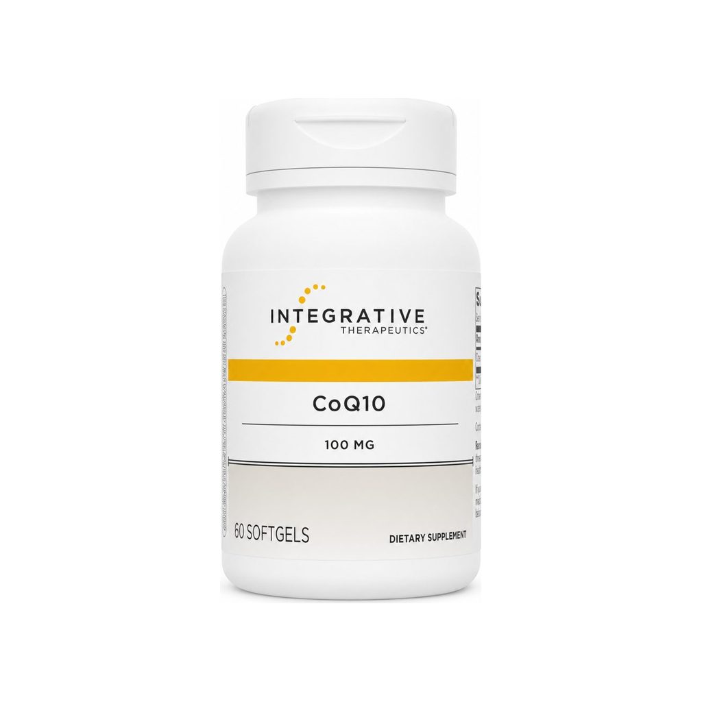 Integrative Therapeutics CoQ10 100 mg Softgels 60-count bottle front label