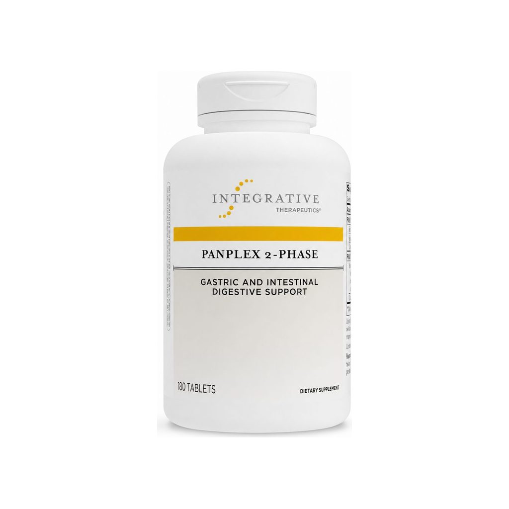 Integrative Therapeutics Panplex 2-Phase 180 tablets front bottle label