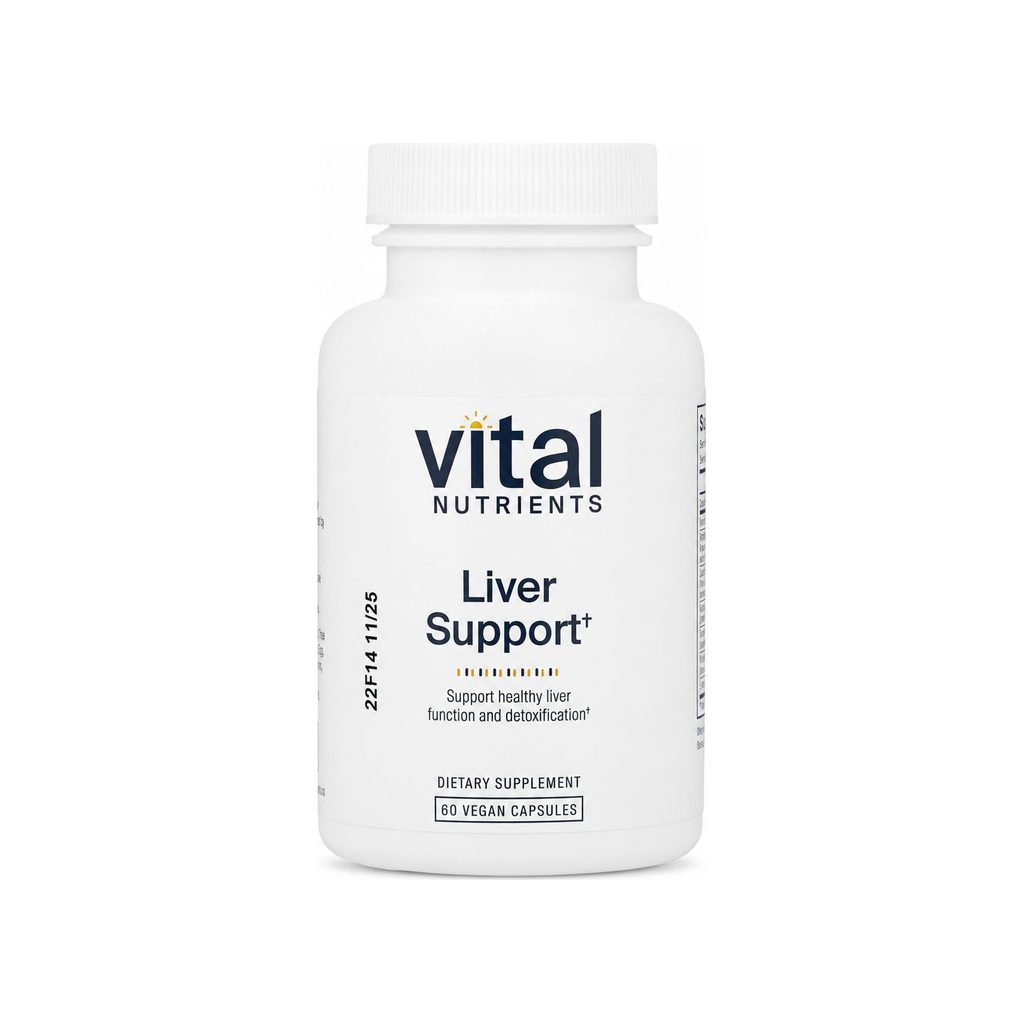 Vital Nutrients Liver Support 60 vegan capsules bottle front label