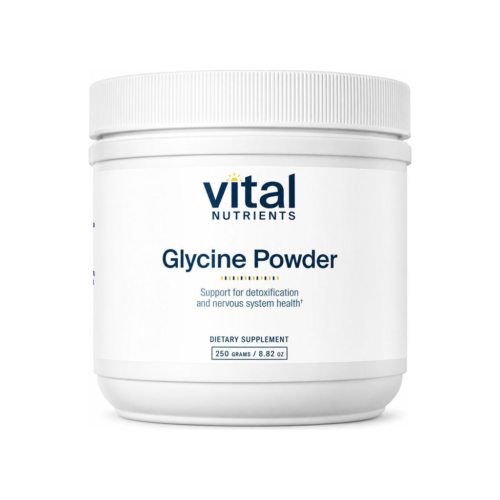 Vital Nutrients Glycine Powder 250 g container front label