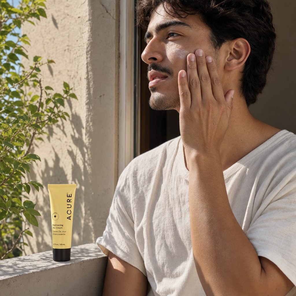 Acure Brightening Day Cream 1.7 fl oz texture and product details