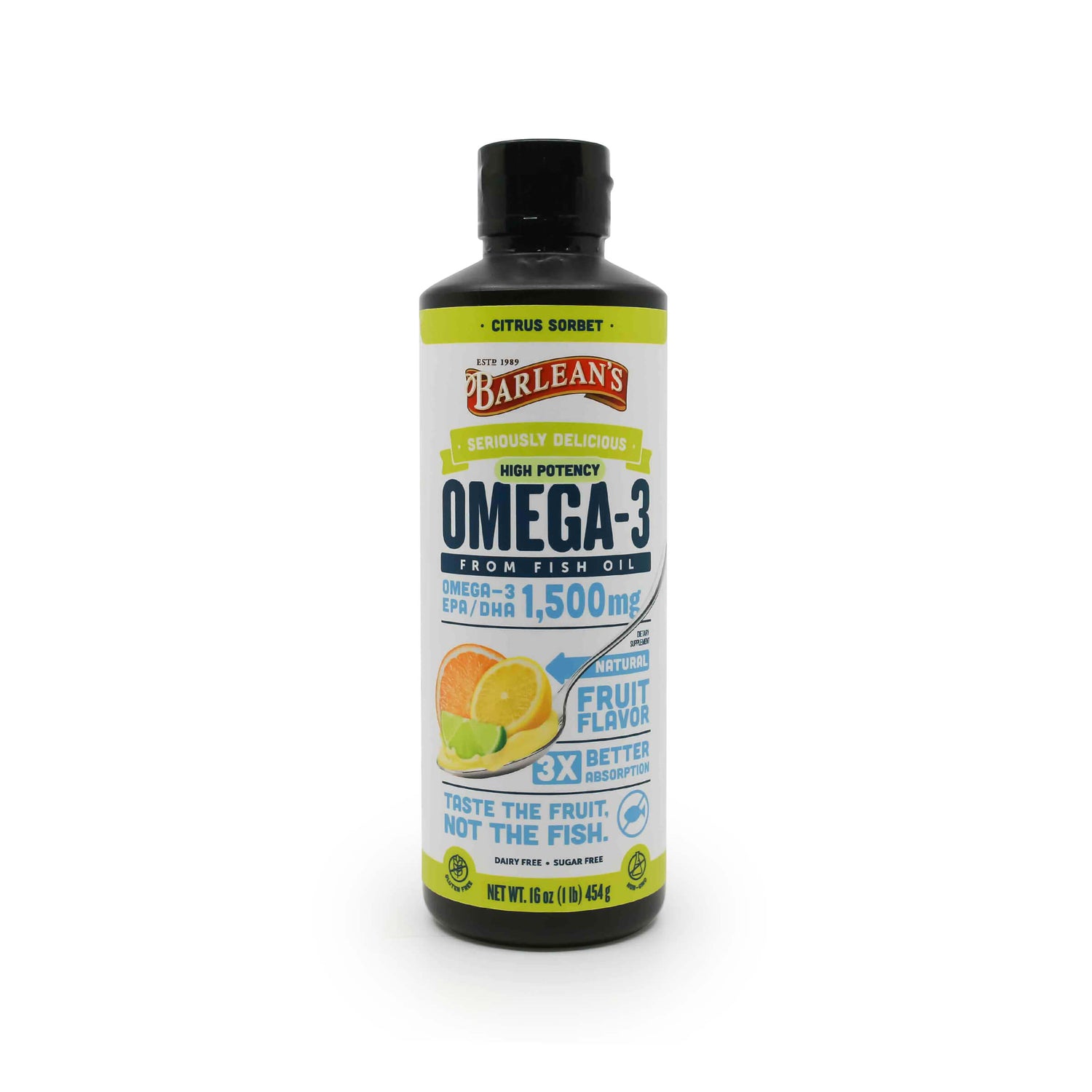 Barlean's Seriously Delicious Omega-3 High Potency Fish Oil