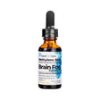 Front label of Best 365 Labs Brain Fog Support, 30 mL Piña Colada flavor dropper bottle with methylene blue, vitamin C, and oxygenated minerals for cognitive clarity.