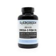 Evergreen Vitamins Select Omega-3 Fish Oil bottle with 120 softgels, containing 450mg EPA and 300mg DHA per softgel, made from molecularly distilled wild-caught fish and enteric-coated to prevent fishy aftertaste.