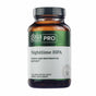 Amber glass bottle of Gaia Herbs Professional Nighttime HPA, featuring a green and white label with the text "Stress and Restorative Support." Contains 120 liquid phyto-caps and is marketed as a herbal supplement for nighttime stress relief.