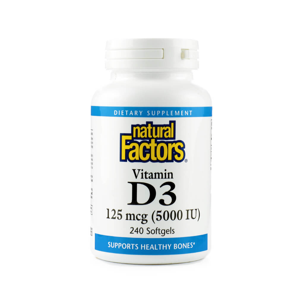 Natural Factors Vitamin D3 Softgels