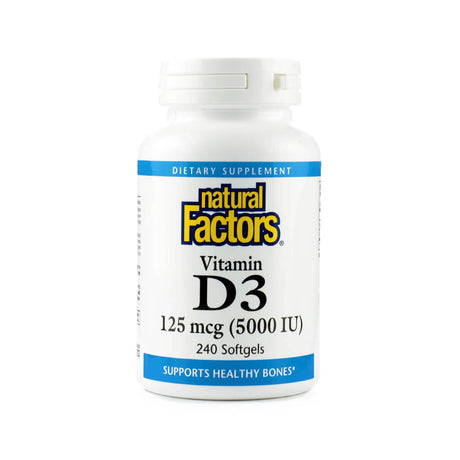 Natural Factors Vitamin D3 Softgels