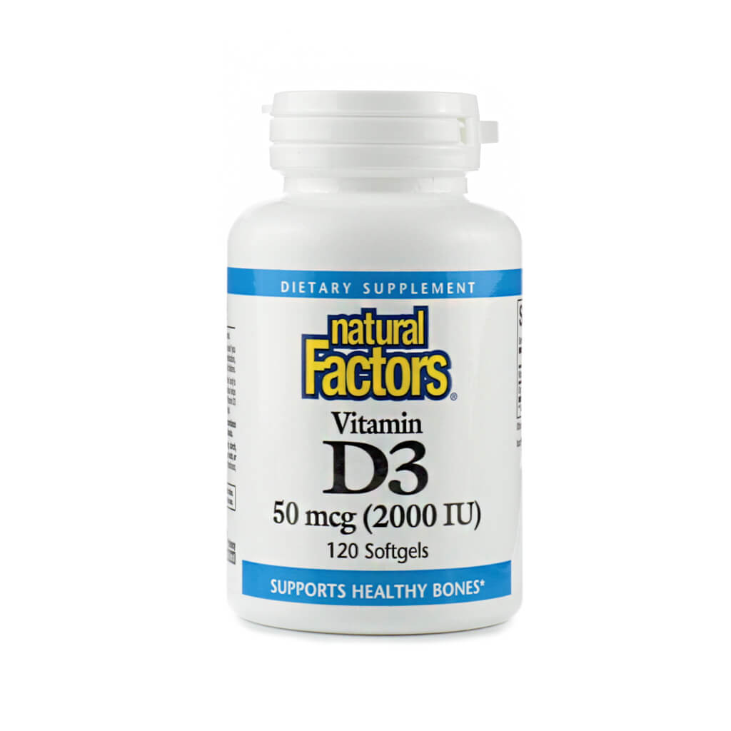 Natural Factors Vitamin D3 Softgels