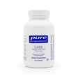 A white bottle of Pure Encapsulations "GABA" dietary supplement containing 120 capsules. The label states it supports positive mood and relaxation, and it is gluten-free, non-GMO, and hypoallergenic.