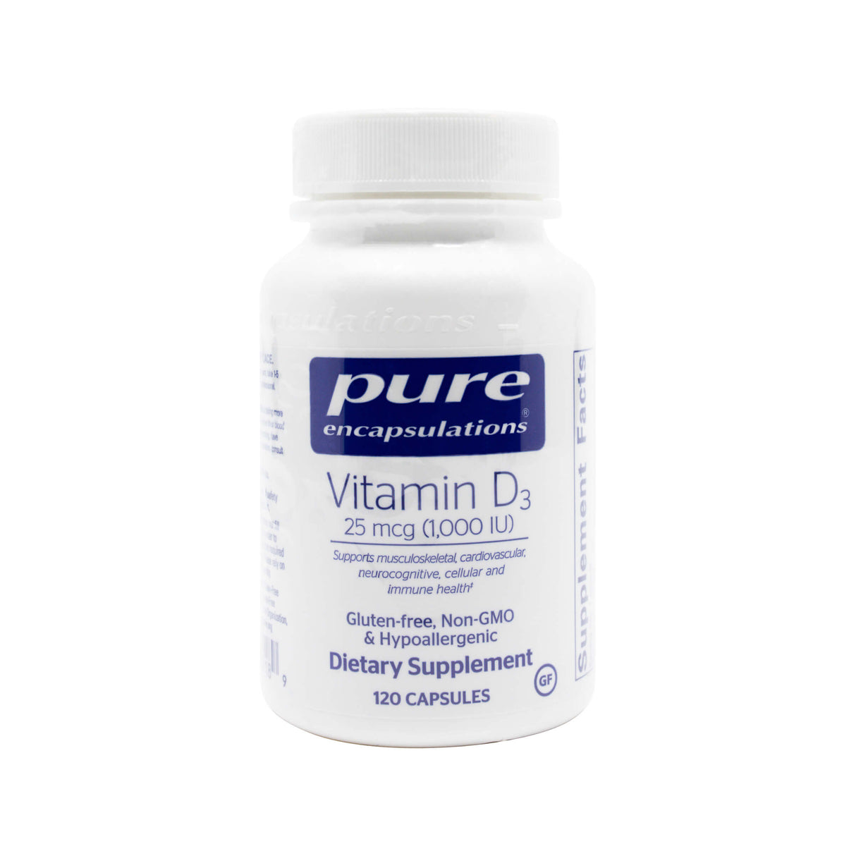 Pure Encapsulations Vitamin D3 Capsules