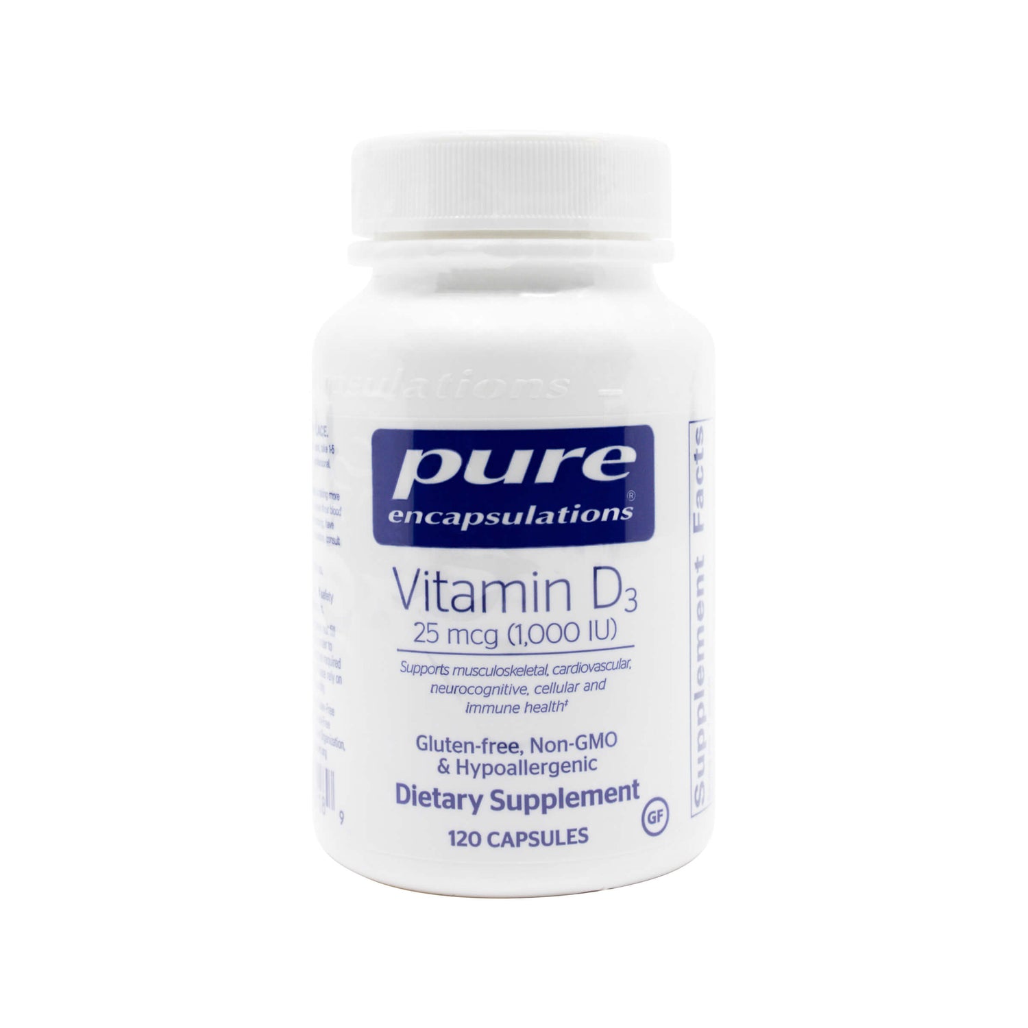 Pure Encapsulations Vitamin D3 Capsules