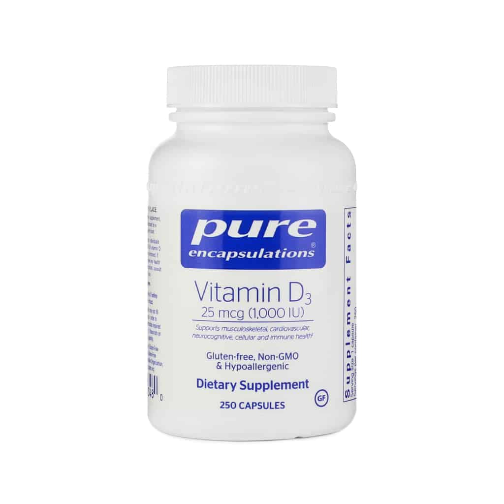 Pure Encapsulations Vitamin D3 Capsules