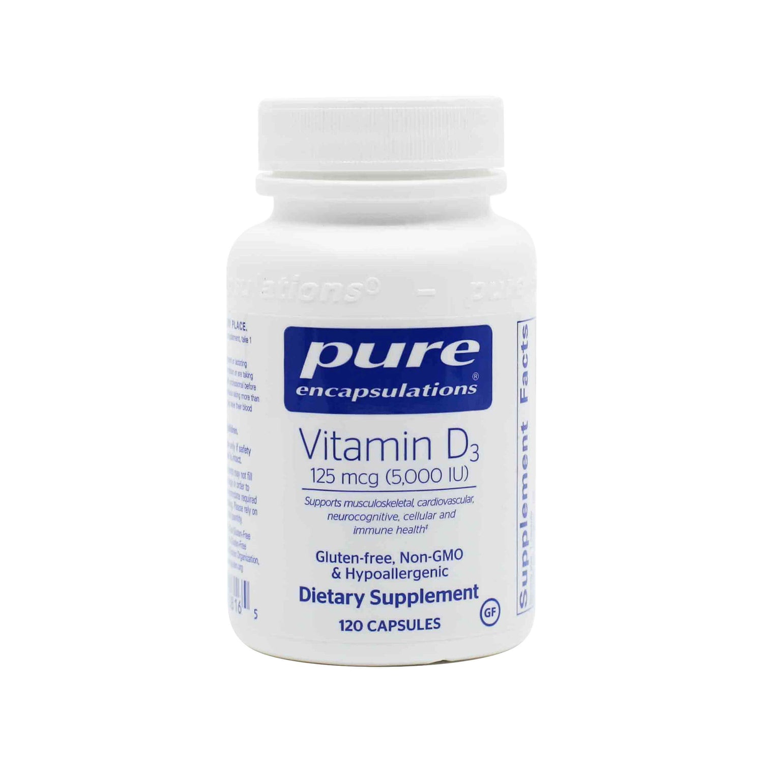 Pure Encapsulations Vitamin D3 Capsules
