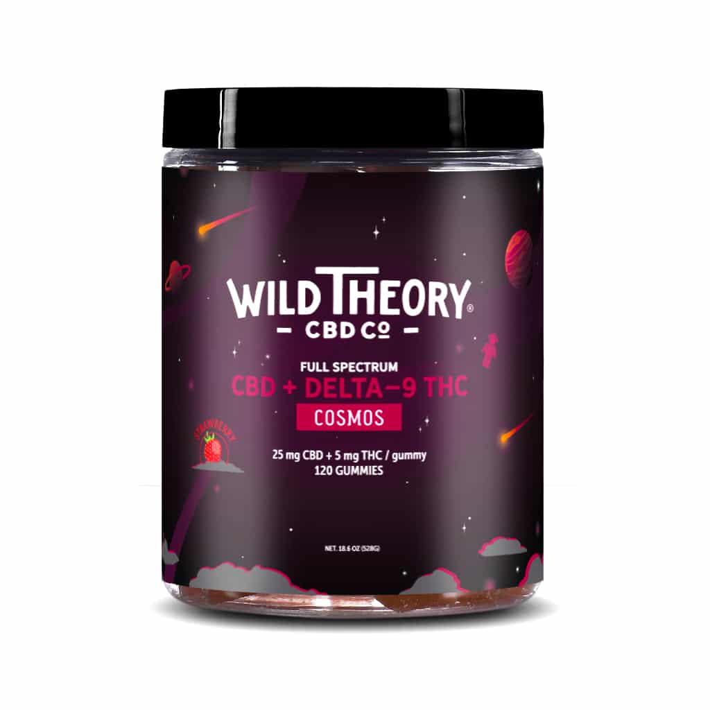 Wild Theory Cosmos Delta 9 THC Gummies - 5mg THC + 25mg CBD