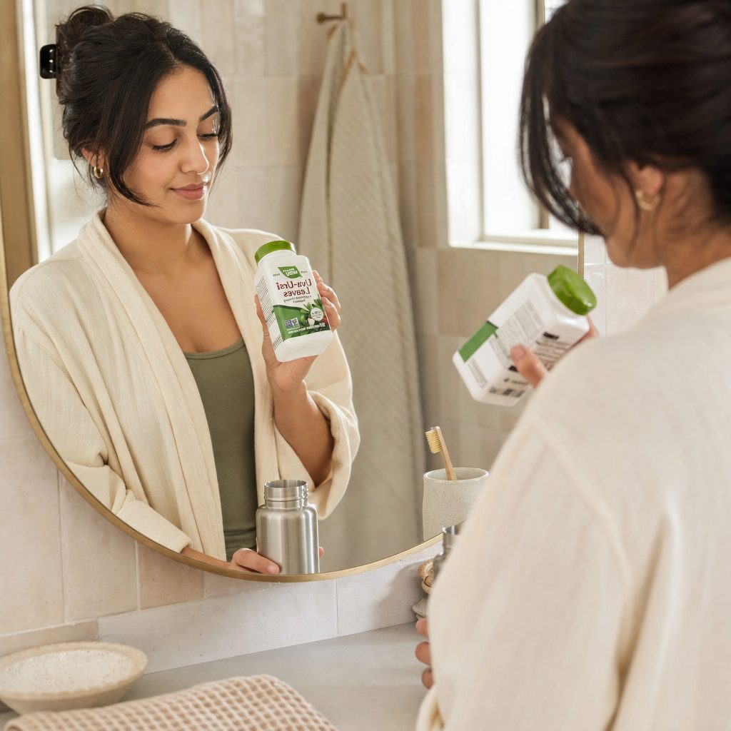 Nature's Way Uva Ursi Leaves back label with directions and warnings