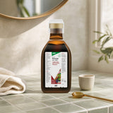 Floradix Floravital Iron + Herbs Yeast-Free package showing vegan and gluten-free front label
