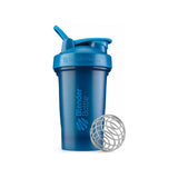 BlenderBottle Classic V2 Full-Color Ocean Blue 20 oz shaker bottle with flip cap and carry loop