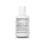 Integrative Therapeutics Liquid Calcium Magnesium Berry Flavor supplement facts panel with dosage and ingredients