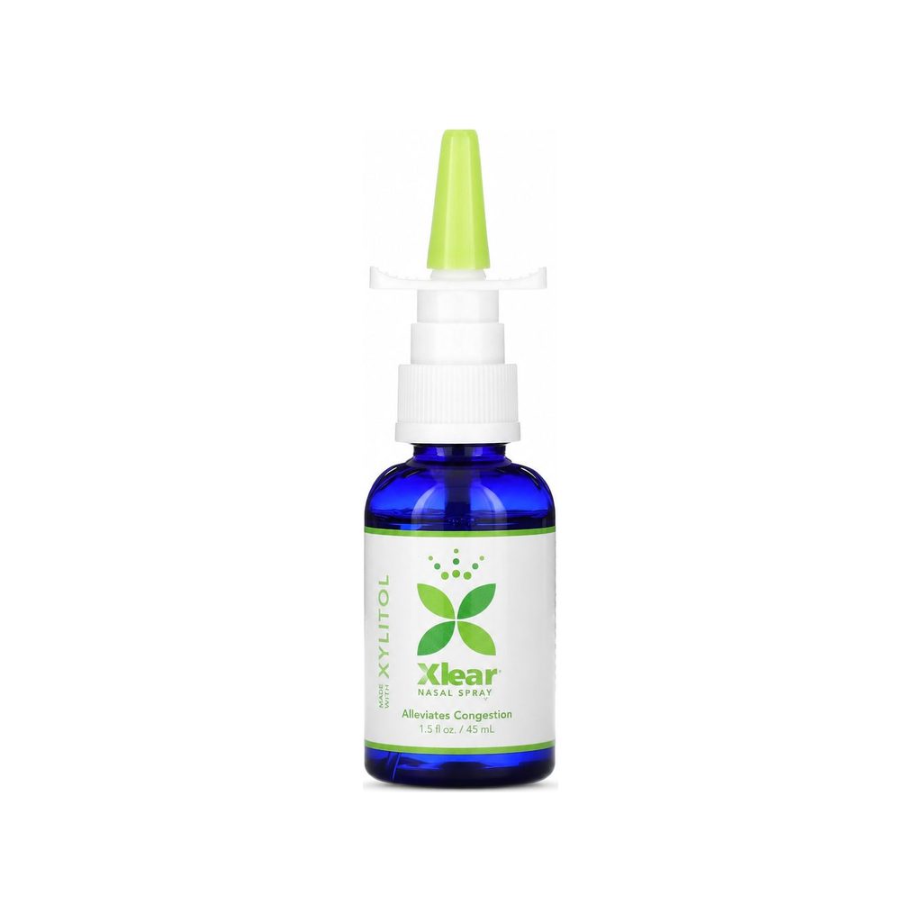Xlear Xylitol & Saline Nasal Spray 1.5 oz front box and bottle