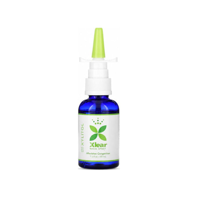Xlear Xylitol & Saline Nasal Spray 1.5 oz front box and bottle