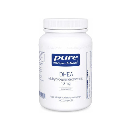 Pure Encapsulations DHEA 10 mg 180 Capsules front bottle label