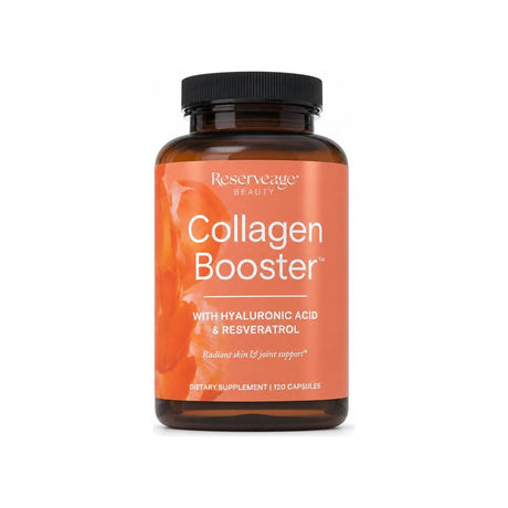 Reserveage Collagen Booster 120 capsules bottle and box front label