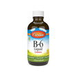 Carlson Vitamin B-6 Liquid 4 fl oz front bottle with natural berry lemonade flavor