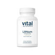Vital Nutrients Lithium Orotate 20 mg 90 vegan capsules front bottle label
