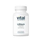 Vital Nutrients Lithium Orotate 20 mg 90 vegan capsules front bottle label