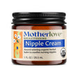 Motherlove Nipple Cream 1 fl oz jar front label with USDA Organic badge