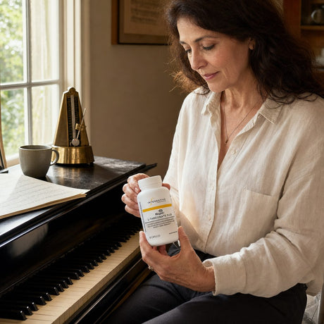 Integrative Therapeutics Magtein Plus capsules beside the bottle