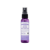 Dr. Bronner's Lavender Hand Sanitizer Spray 2 fl oz front bottle
