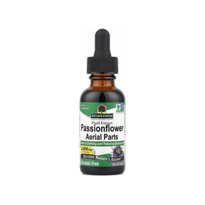 Nature's Answer Passionflower Alcohol-Free 1 fl oz front bottle label