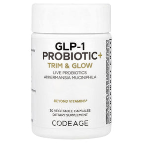 Codeage GLP-1 Probiotic+ Capsules 30 count bottle front label