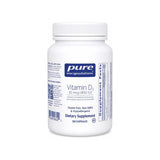 Pure Encapsulations Vitamin D3 400 IU 120 capsules front bottle label