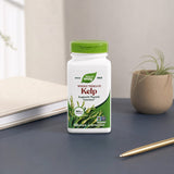 Nature's Way Kelp 180 capsules bottle with Non-GMO vegan gluten free callouts