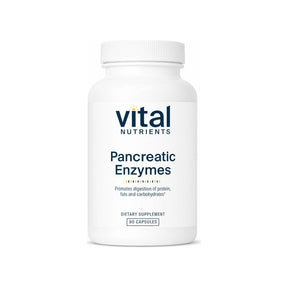 Vital Nutrients Pancreatic Enzymes 1000mg 90 capsules front bottle label