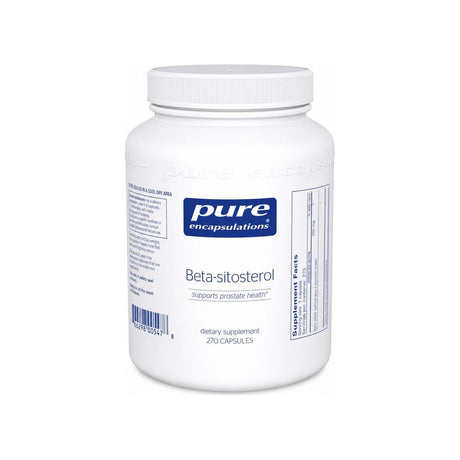Pure Encapsulations Beta-Sitosterol 270 capsules front bottle label