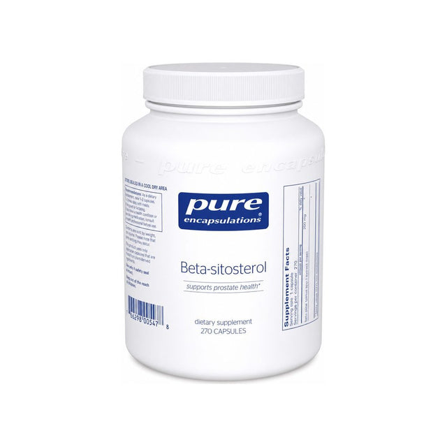 Pure Encapsulations Beta-Sitosterol 270 capsules front bottle label