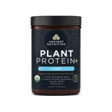 Ancient Nutrition Plant Protein+ Vanilla front tub, 11.5 oz vegan superfood powder