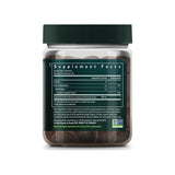 Gaia Herbs Lion's Mane Mushroom Gummies supplement facts panel listing ingredients, dosage, and serving size