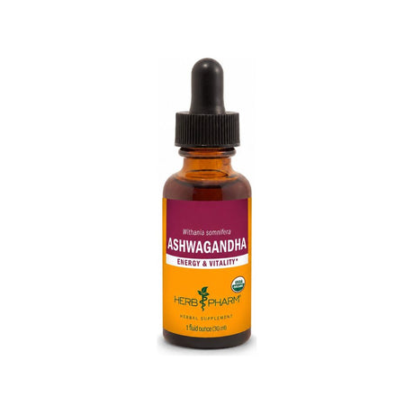 Herb Pharm Ashwagandha 1 oz front label dropper bottle