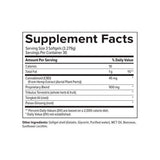 +PlusCBD Ignite Male Performance Softgels supplement facts panel listing ingredients, dosage, and serving size