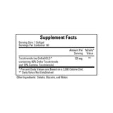 Cardiovascular Research Annatto Tocotrienols supplement facts panel with ingredients and serving size