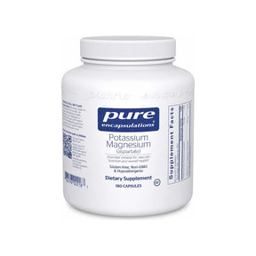 Pure Encapsulations Potassium Magnesium 180 capsules front bottle label