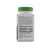 Nature's Way Cayenne Fruit supplement facts panel listing ingredients, dosage, and serving size