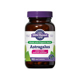 Oregon's Wild Harvest Astragalus Capsules front bottle label with organic immune support callout