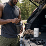 Momentous Creatine Powder product differentiation graphic highlighting Creapure and NSF certification