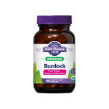 Oregon's Wild Harvest Burdock Capsules 90 count front bottle with USDA Organic and Non-GMO badges