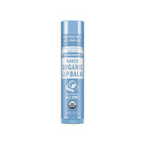 Dr. Bronner's Organic Lip Balm Naked tube front label, 0.15 oz